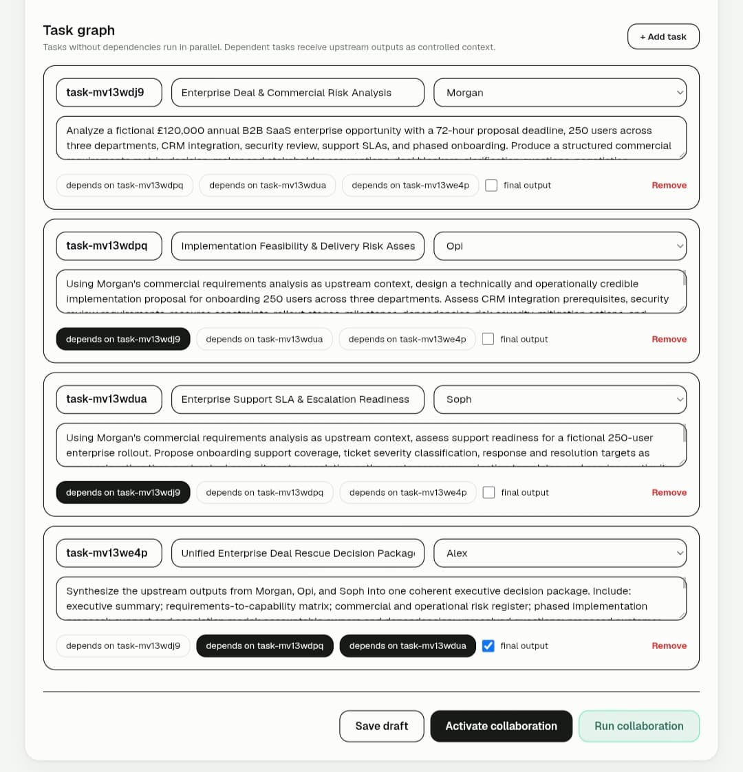 AI Collaboration: Enterprise Deal Rescue — execution screenshot 2